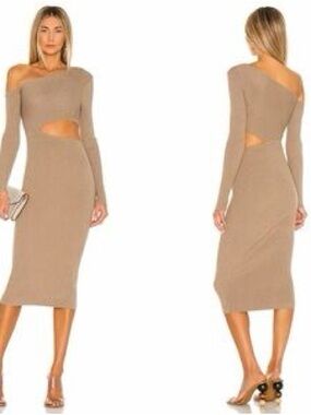Camila Coelho Nahla knit cut out dress